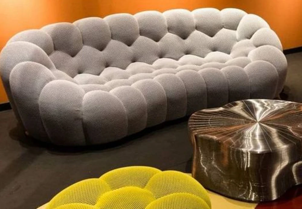 bubble sofa blue